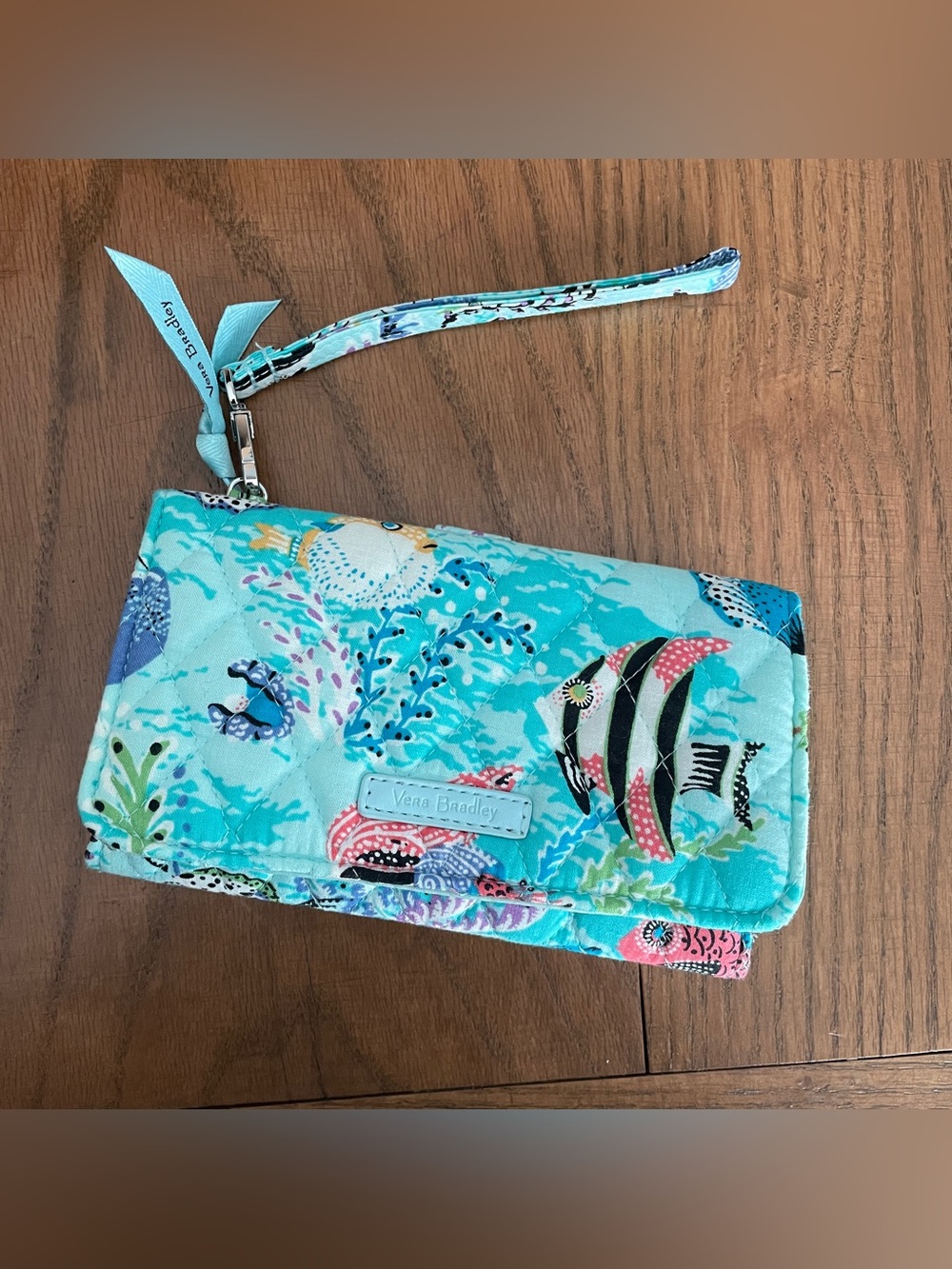 Antilles Treasure pattern Vera Bradley RFID Wallet Wristlet